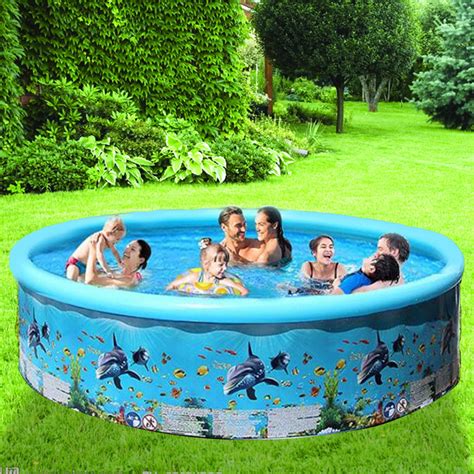 NK SUPPORT Inflatable Pool, Children's Swimming Pool Blow Up Pool for ...