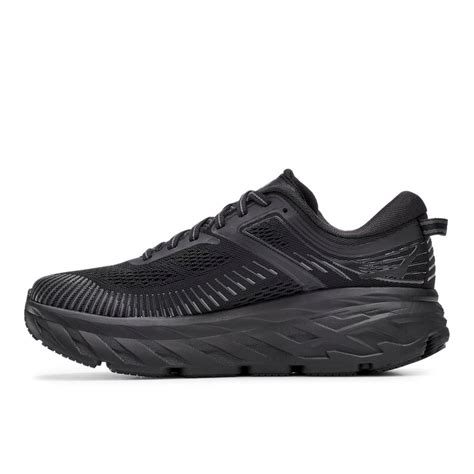 Hoka Bondi 7 Women's Wide (Black) | Ahh Comfort Shoes