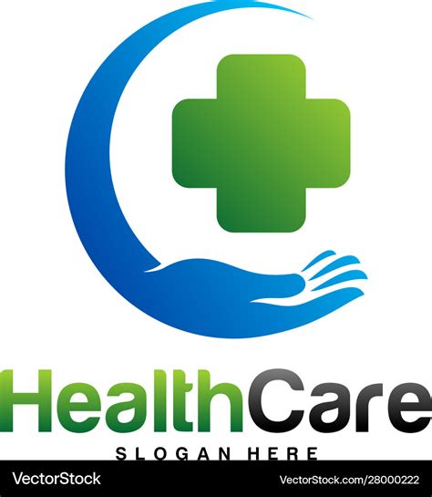 Health care logo design concept care logo Vector Image