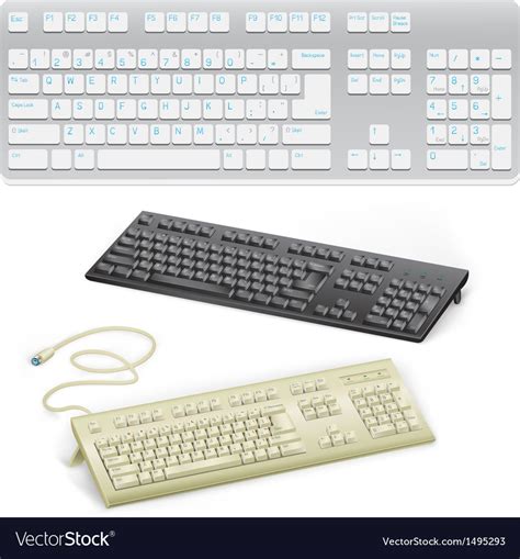 Keyboard Royalty Free Vector Image - VectorStock