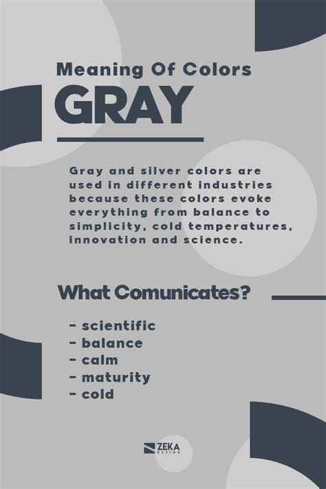 Gray Color Meaning Graphic Design Blog and Tutorials in Zeka Design ...