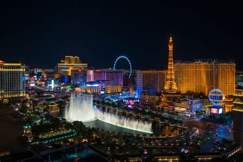 Aerial view of Las Vegas strip in Nevada - TSHC Travel