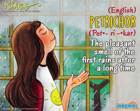 "Petrichor" What does that mean? - Wordling | Mocomi Kids