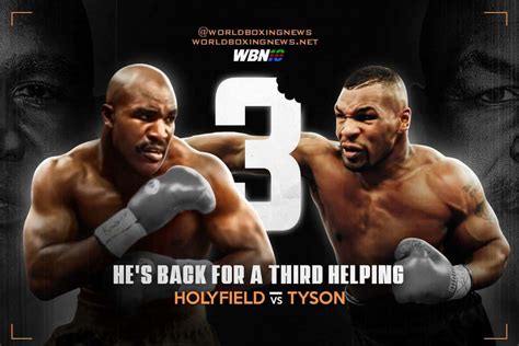 Mike Tyson set for third helping of infamous Evander Holyfield 'Bite ...