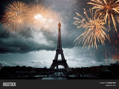 Eiffel Tower Fireworks Image & Photo (Free Trial) | Bigstock