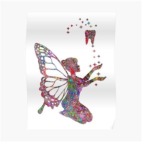 "Tooth fairy" Poster for Sale by Rosaliartbook | Redbubble