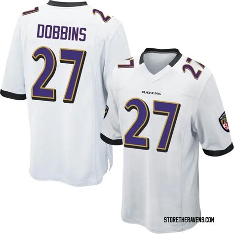 Men's Nike Baltimore Ravens J.K. Dobbins Jersey - White Game