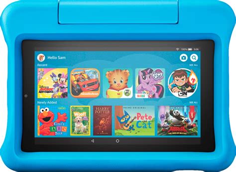 Customer Reviews: Amazon Fire 7 Kids 7" Tablet ages 3-7 16GB Blue ...