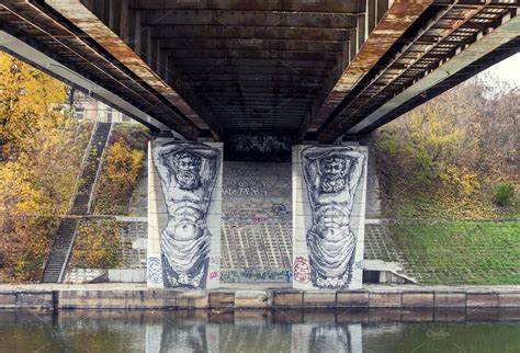 Graffiti under a bridge | Arts & Entertainment Stock Photos ~ Creative ...