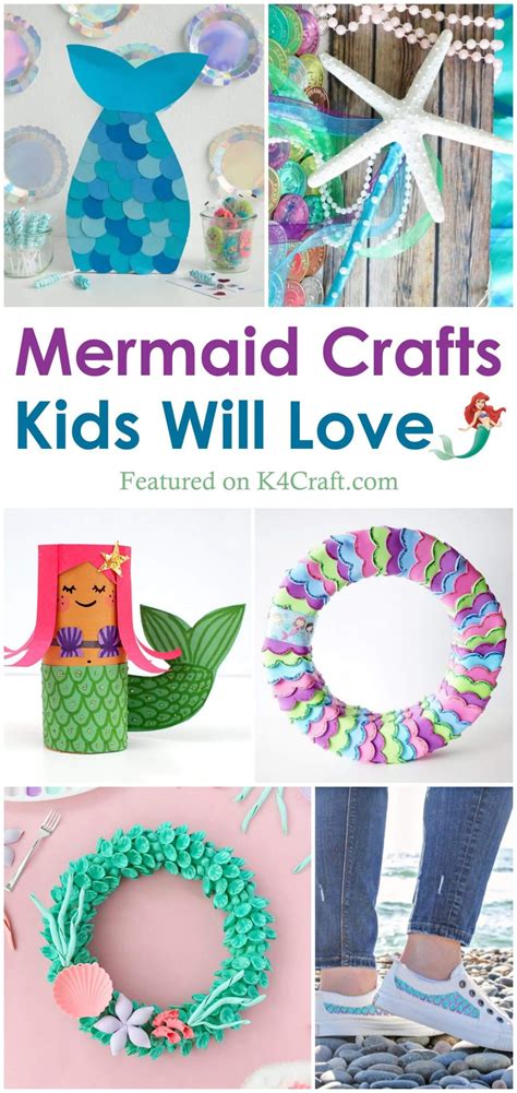 mermaid-crafts-kids-love-pin • K4 Craft