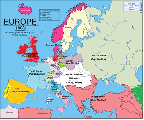 Map Of Europe In 1776 - Latitude And Longitude To Address