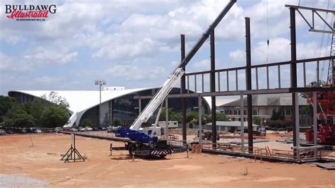 Indoor Athletic Facility Construction Progress July 7, 2016 - YouTube