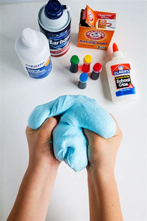 Fluffy Slime Recipe - Thirty Handmade Days - Shaving Cream Slime