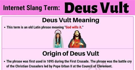 "Deus Vult" Meaning, Origin and Examples • 7ESL