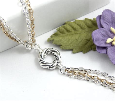 Algerian Love Knot Necklace Love Knot Necklace - Etsy