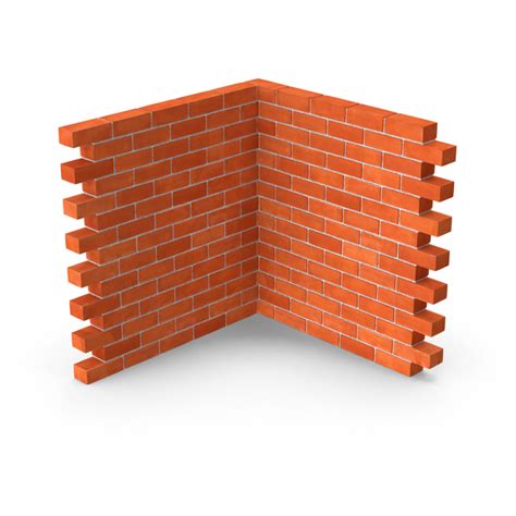 Brick Wall Corner Segment PNG Images & PSDs for Download | PixelSquid ...