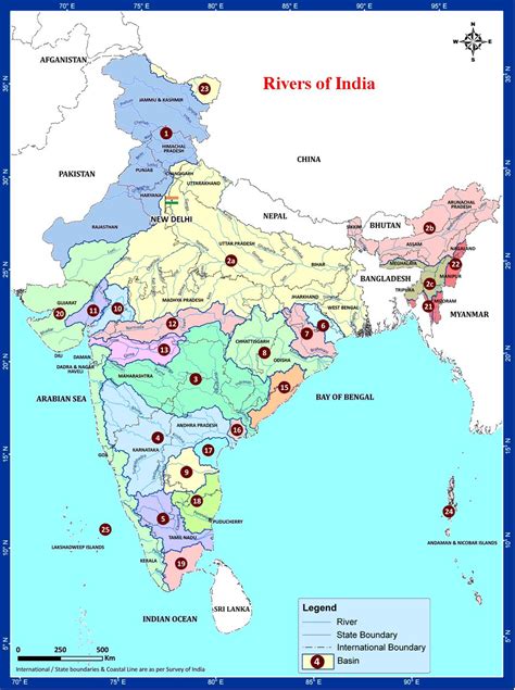 Important Rivers Of India Map | Porn Sex Picture