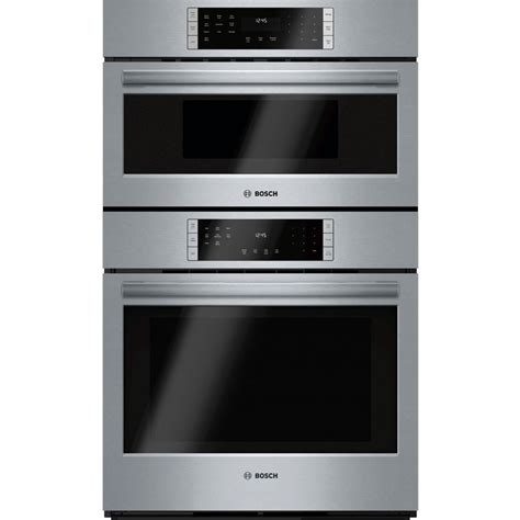 Bosch Self-cleaning Convection Microwave Wall Oven Combo (Stainless ...