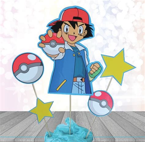 Pokemon Go Centerpiece Decoration Party Pokemon Birthday | Etsy