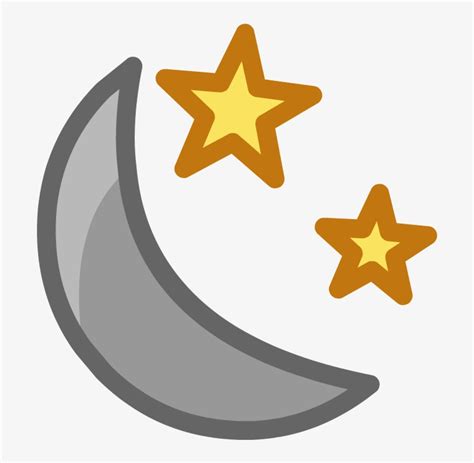 Night Emoticon - Stars Outline Transparent PNG - 720x720 - Free ...