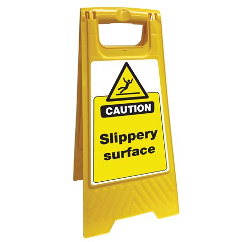 Caution Slippery Surface Sign | Floor Stand | Catersigns