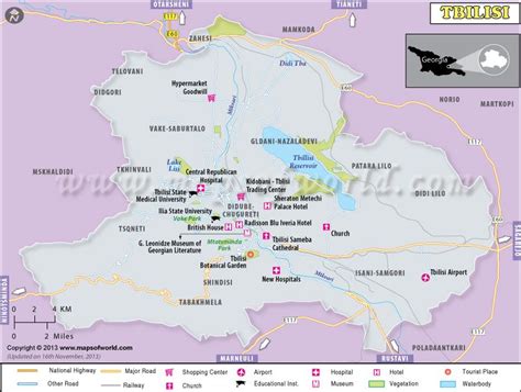 Tbilisi Map | Tbilisi Georgia Map | City travel, City maps, Tbilisi