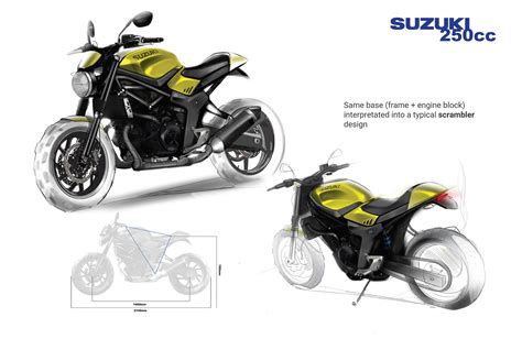 Suzuki 250 Motorcycles on Behance