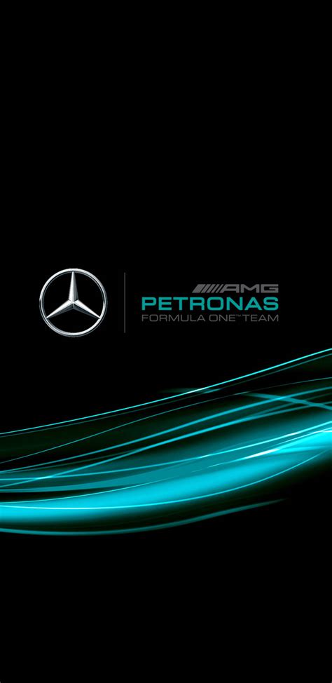 Download F1 Amg Petronas Logo Art Iphone Wallpaper | Wallpapers.com