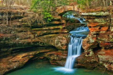 Upper Falls | Hidden places, State parks, Hocking hills state park