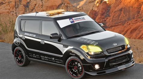 Kia Soul Customized As A Safety Car For Different Car Racing Events