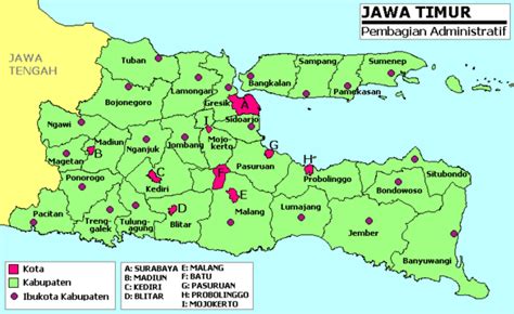 Daftar Kode Pos di Provinsi Jawa Timur - Kode Pos Indonesia