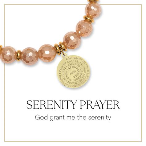 Gold Serenity Prayer Charm Bracelet Collection | T. Jazelle