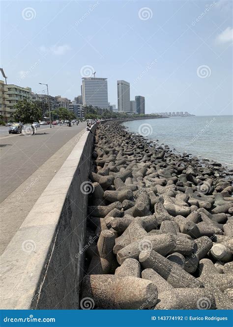 Tetrapods, Coastal Erosion Prevention, Colaba Mumbai Editorial ...