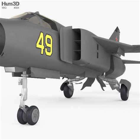 Mikoyan Gurevich MiG-23 3D model - Aircraft on Hum3D