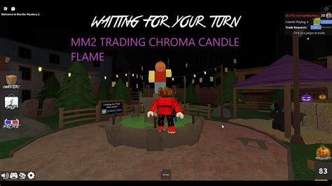 MM2 TRADING CHROMA CANDLE FLAME/Mini games/ TOURNAMENT AND BED WARS ...