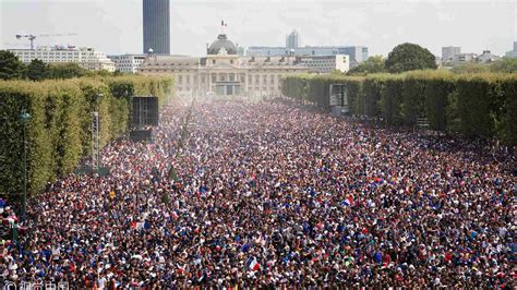 Paris celebrates World Cup win with one million fans filling Champs ...