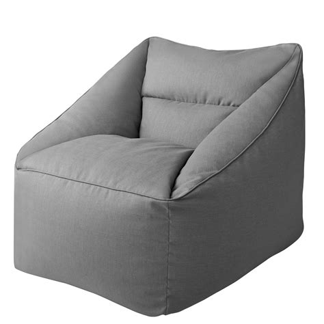 Better Homes & Gardens Dream Bean Patio Bean Bag Chair, Grey - Walmart ...