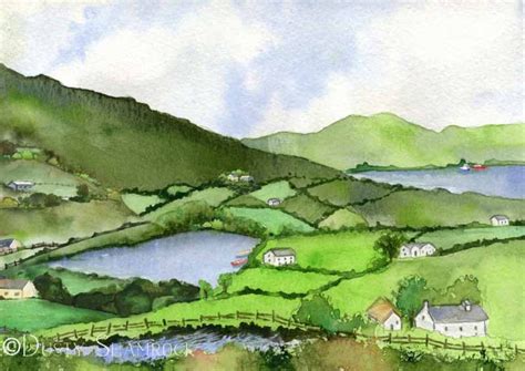 Ireland Landscape Hills of Ireland Fine Art Print Irish Rolling Hills ...