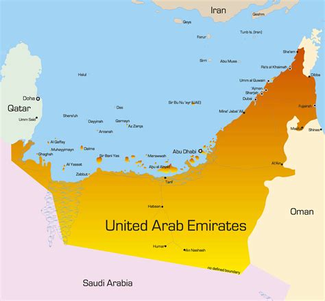 Map United Arab Emirates