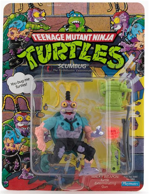 Hake's - TEENAGE MUTANT NINJA TURTLES - SCUMBUG SERIES 3/28 BACK CARDED ...