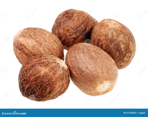 Nutmeg spice stock photo. Image of isolated, spice, ingredient - 5143654