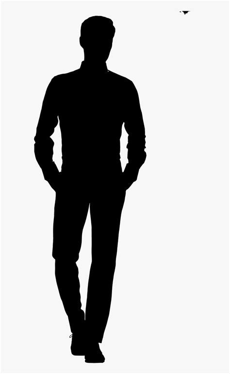 Man Standing Silhouette Png