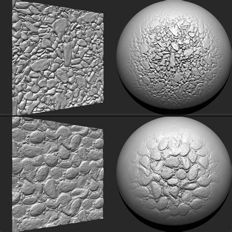 ArtStation - Stone Gravels VDM brushes , Alpha and Noise | Brushes