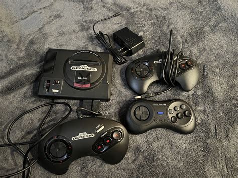 SEGA Genesis Mini Home Game Console - Black With Wireless Controller ...