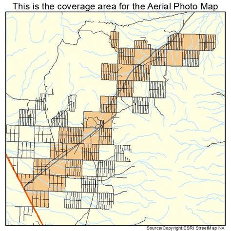 Aerial Photography Map of Dolan Springs, AZ Arizona