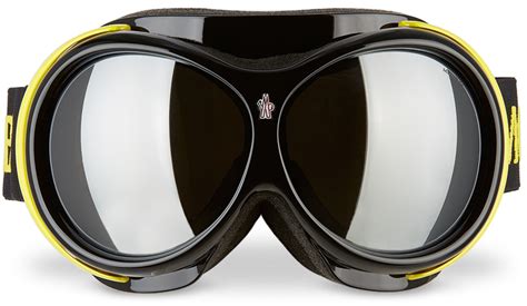 Black Smoke Lens Snow Goggles by Moncler Genius on Sale