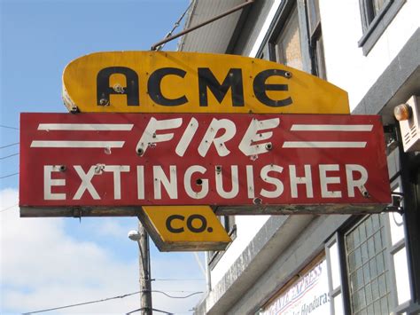 Information about "sign_acme.jpg" on acme fire extinguisher - Oakland ...