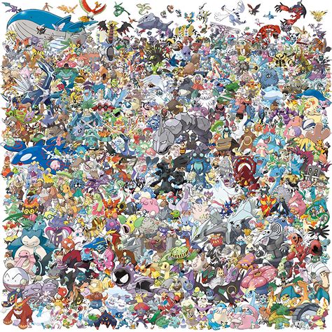 【画像】全ポケモン集合イラストがもはや「ウォーリーを探せ」レベルな件wwww - ぽけりん＠ポケモンまとめ