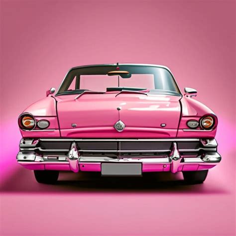 Premium AI Image | BARBIE PINK CAR