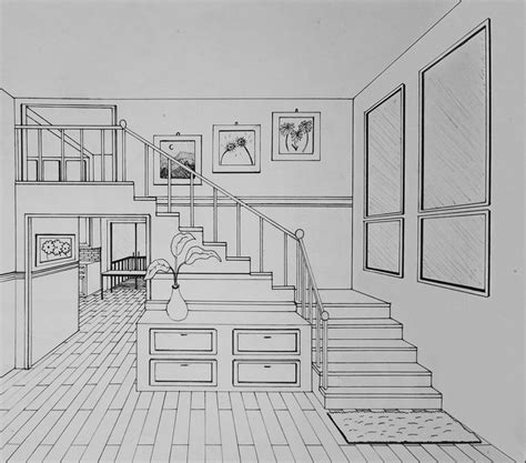 House drawing to do | Interior design drawings, Interior architecture ...